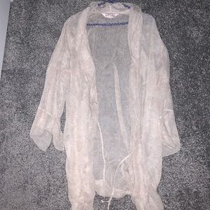 Sheer cardigan